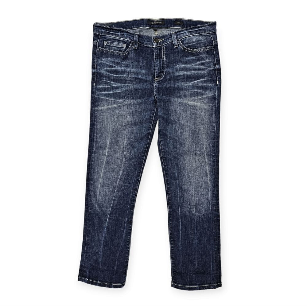 BKE Reserve Addison Dark Wash Blue Denim Bootcut Jeans Women's Size 30 - Picture 1 of 10